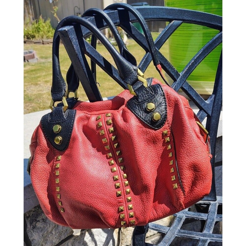 Oryany Red Leather Handbag